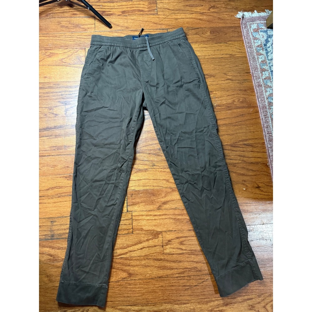 Abercrombie & Fitch Mens Stretch Pull-On Jogger Pants chocolate brown Size M
